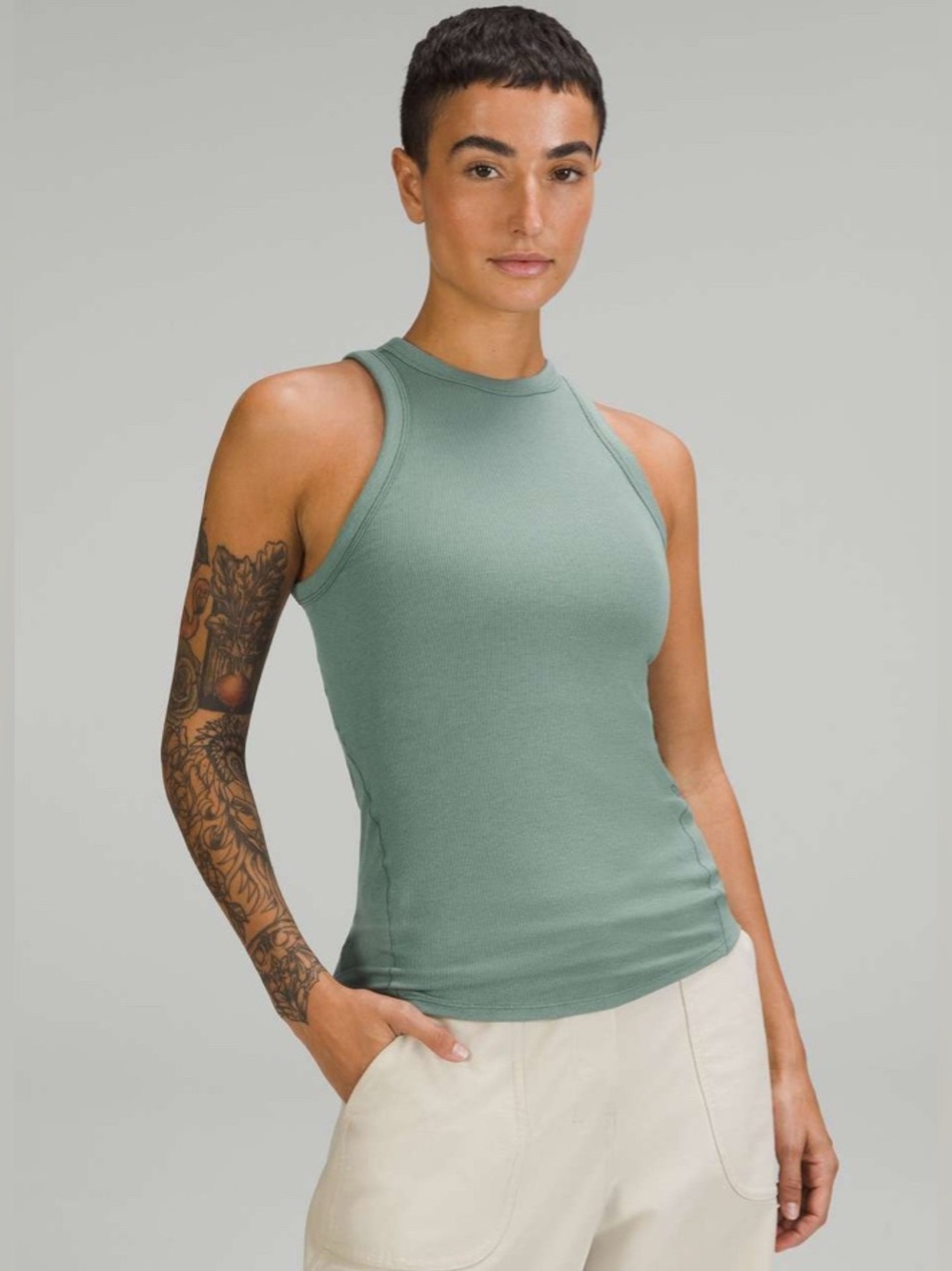 Lululemon Hold Tight Tank Top-
Tidewater Teal. Women’s size 14 Like new!!